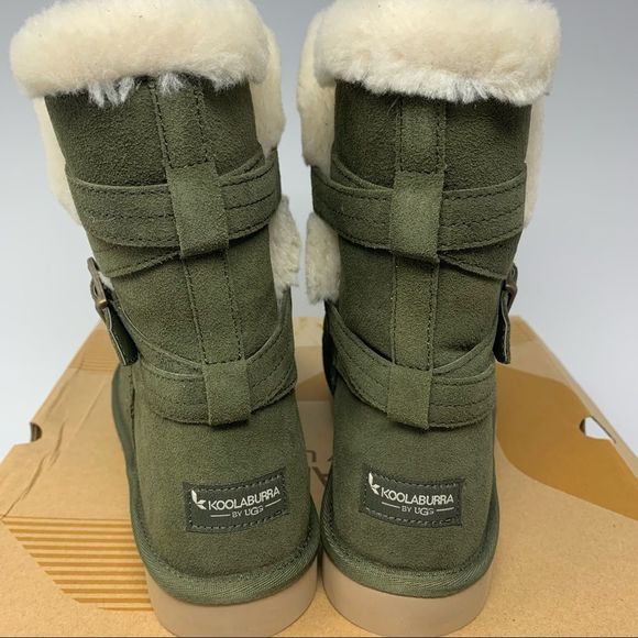KOOLABURRA Cozy Olive Green Women's Boots - Picture 7 of 11